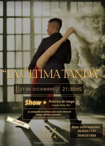 Compañia de Tango Vola: "La Ultima Tanda"