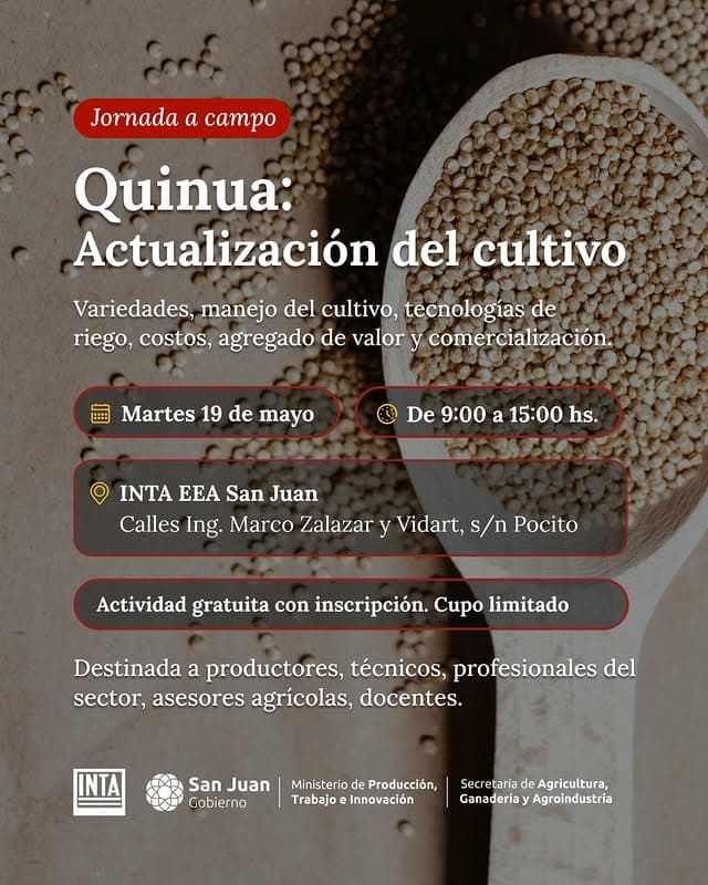 Jornada a Campo - Quinua: Actualizacion del Cultivo