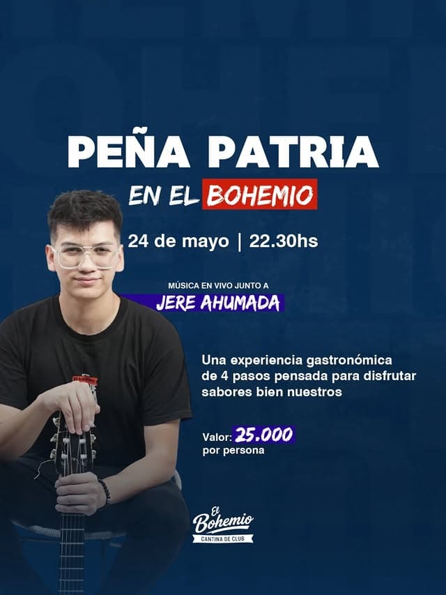 Peña Patria en el Bohemio - Jere Ahumada