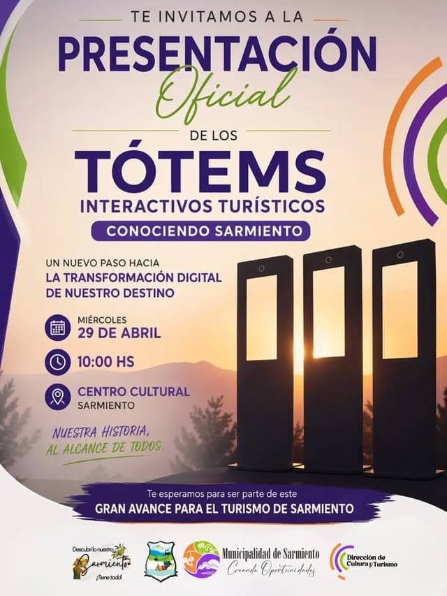 Presentacion Oficial de los Totems Interactivos Turisticos