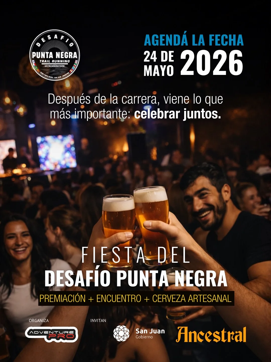 Bares en San Juan: Fiesta del Desafio Punta Negra en Ancestral Cervecería el dom, 24 de mayo