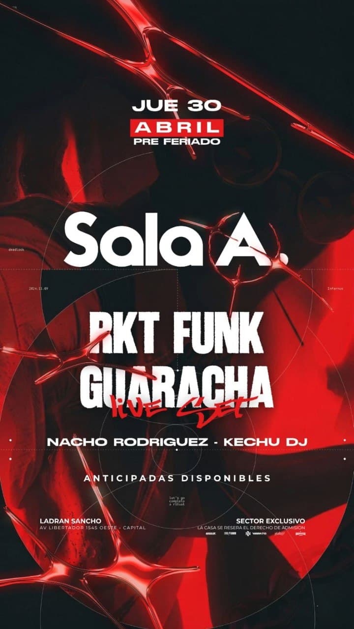 Sala A - Rkt, Funk & Guaracha