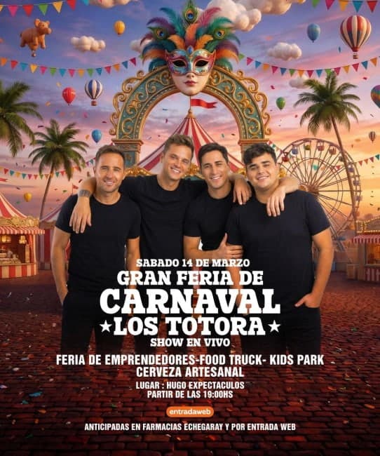Gran Feria de Carnaval: Los Totora En San Juan - Evento en San Juan