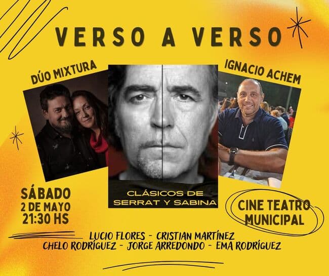Verso a Verso - Clasicos de Serrat & Sabina | Duo Mixtura Junto a Ignacio Achem