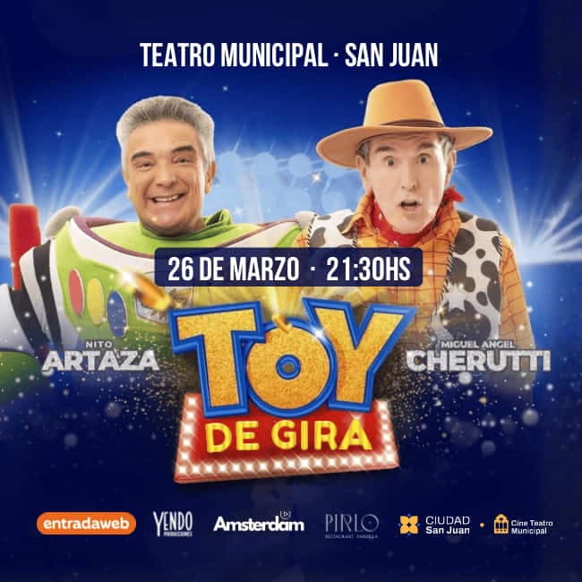 Toy de Gira: Nito Artaza y Miguel Angel Cherutti - Evento en San Juan