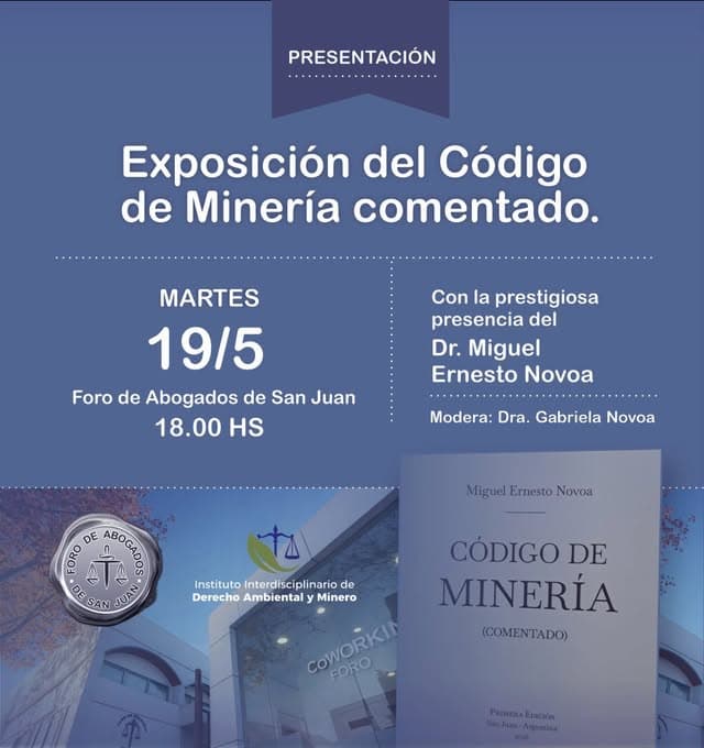Exposicion del Codigo de Mineria Comentado