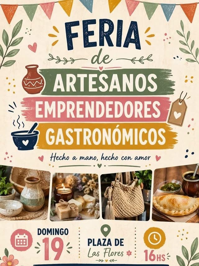 Feria de Artesanos, Emprendedores & Gastronómicos