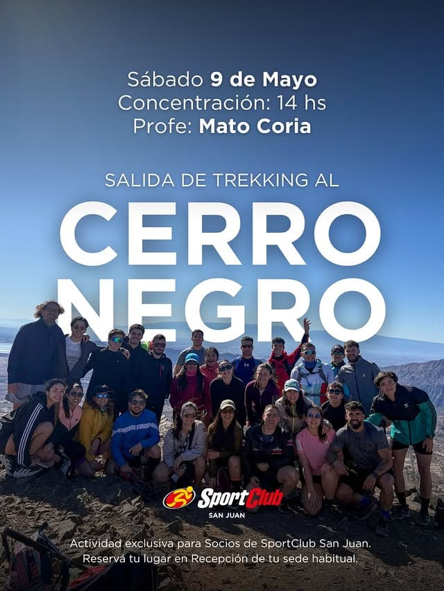 Salida de Trekking al Cerro Negro
