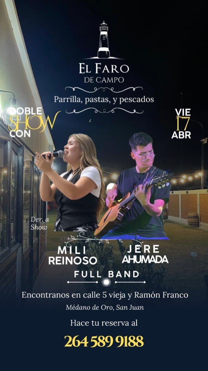 Mili Reinoso & Jere Ahumada Full Band