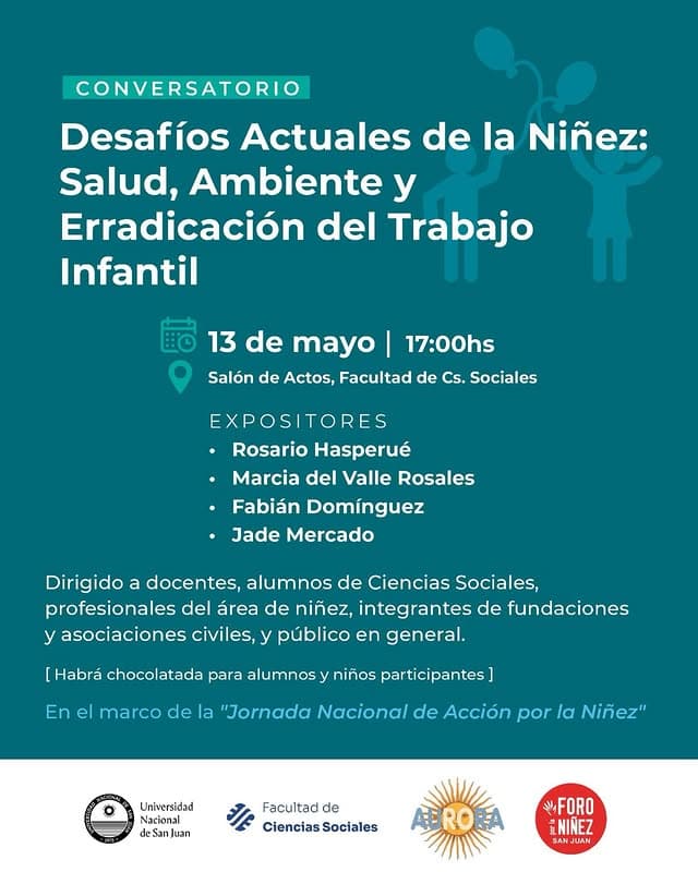 Desafios Actuales de la Niñez: Salud, Ambiente & Erradicacion del Trabajo Infantil