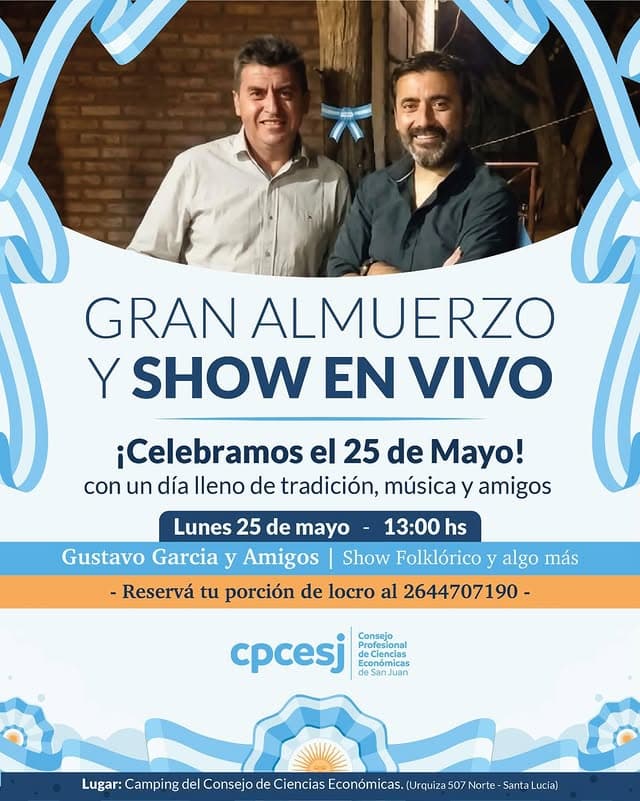 Música en San Juan: Gran Almuerzo & Show En Vivo