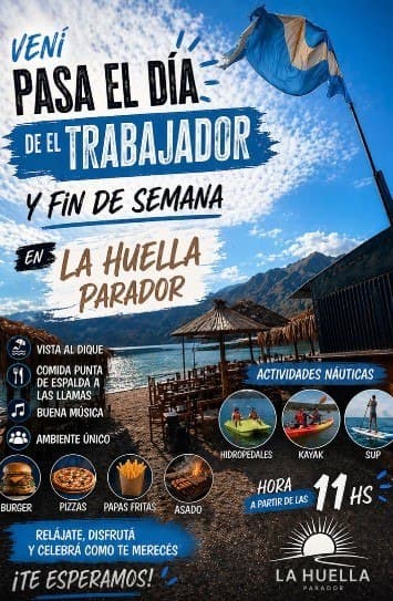 Pasa el Dia de el Trabajador & Fin de Semana en La Huella Parador