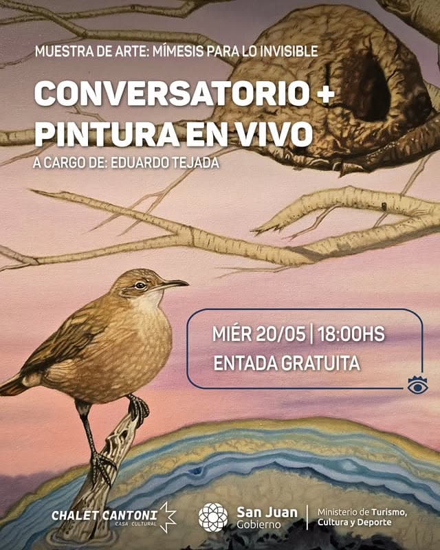 Muestra de Arte | Mimesis para lo Invisible: Conversatorio + Pintura en Vivo