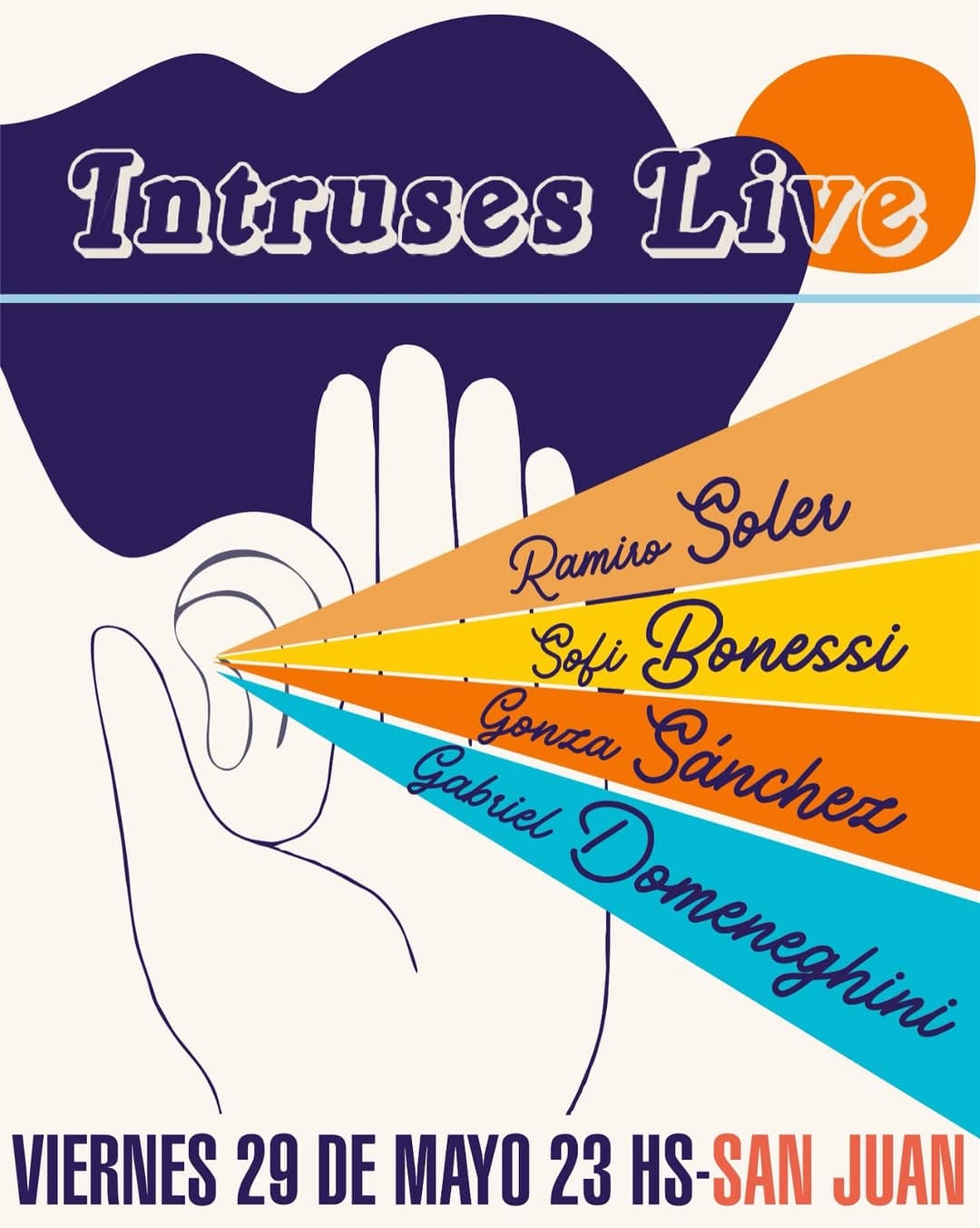 Intruses Live: Ramiro Soler - Sofi Bonessi - Gonza Sanchez - Gabriel Domeneghini