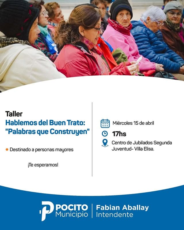 Taller Hablemos del Buen Trato: "Palabras que Construyen"