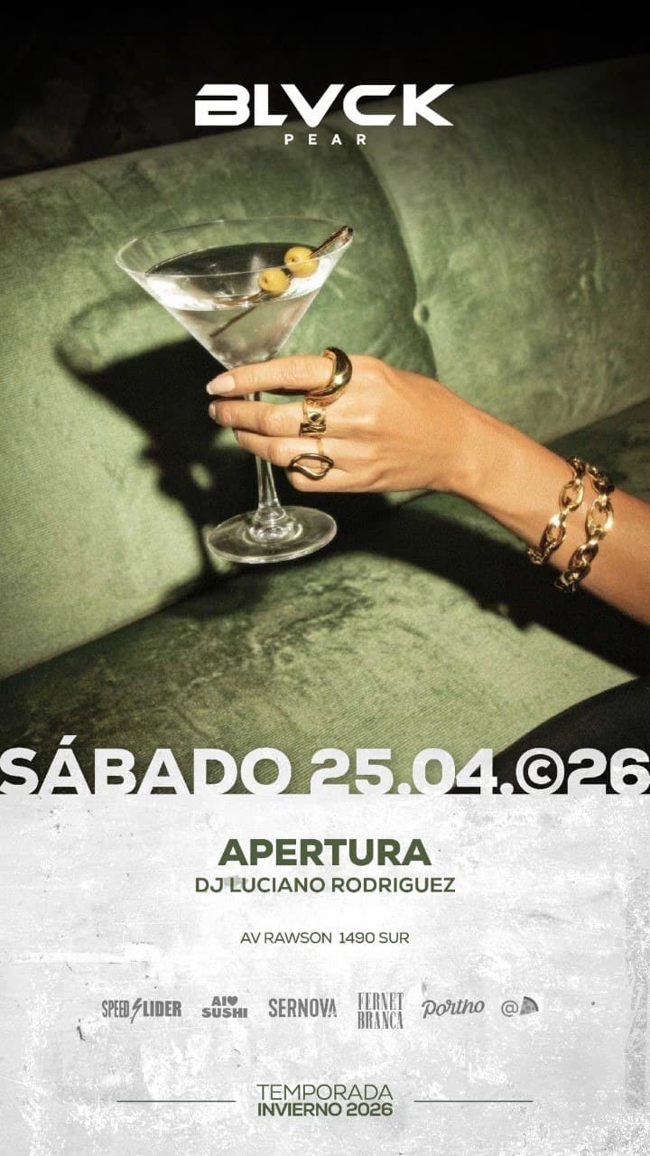 Apertura Blvck Pear - Luciano Rodriguez Dj Set