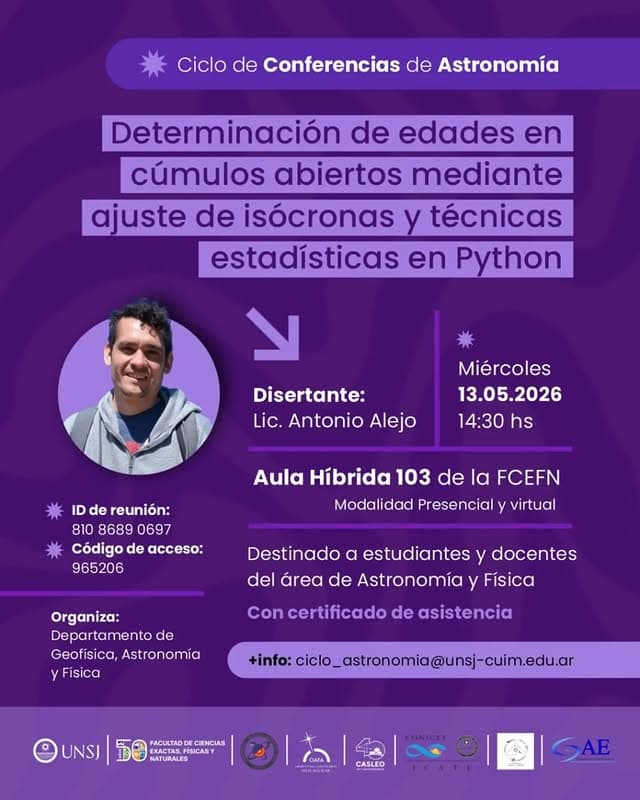Determinacion de Edades en Cumulos Abiertos Mediante Ajuste de Isocronas & Tecnicas Estadisticas en Python