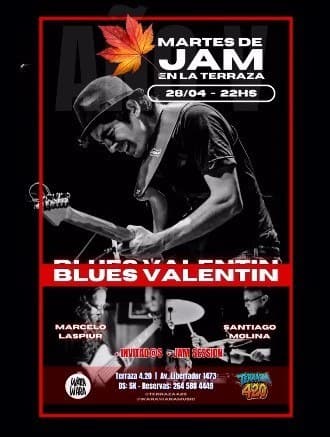 Martes de Jam en La Terraza - Blues Valentin