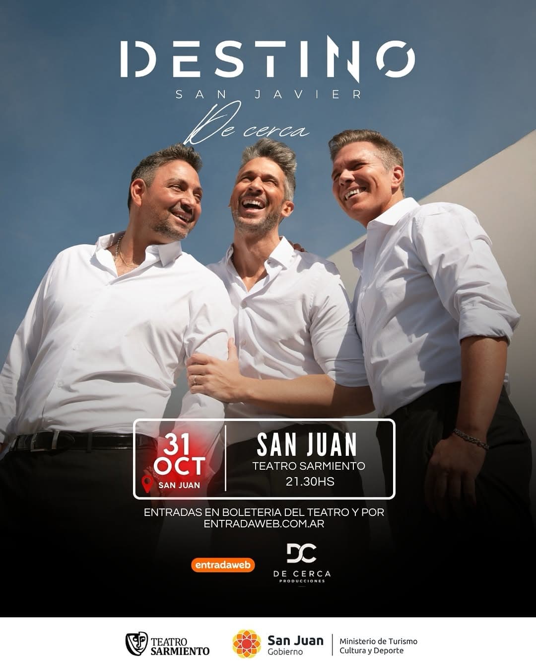 Destino San Javier: "De Cerca" — Música