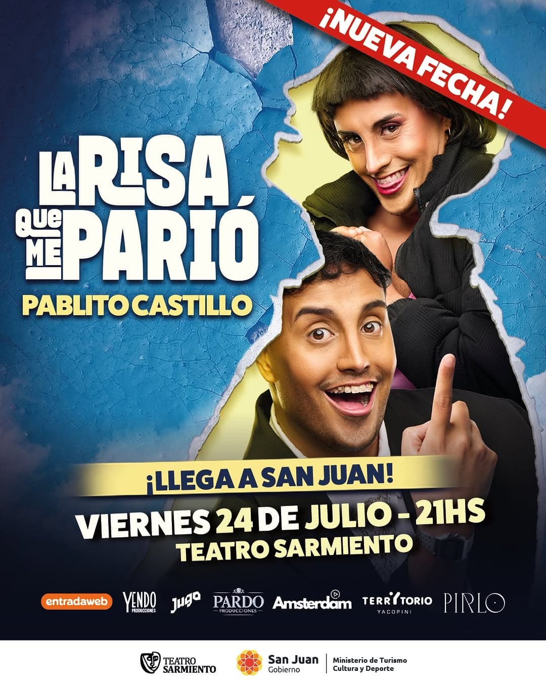 Pablito Castillo: "La Risa Que Me Pario" — Teatro