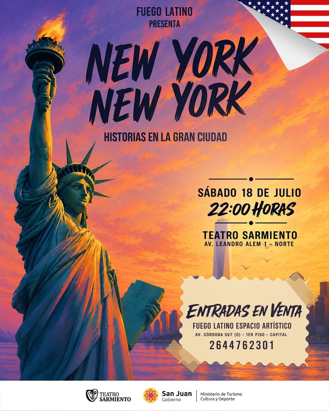 Fuego Latino - New York, New York: Historias de la Gran Ciudad — Teatro