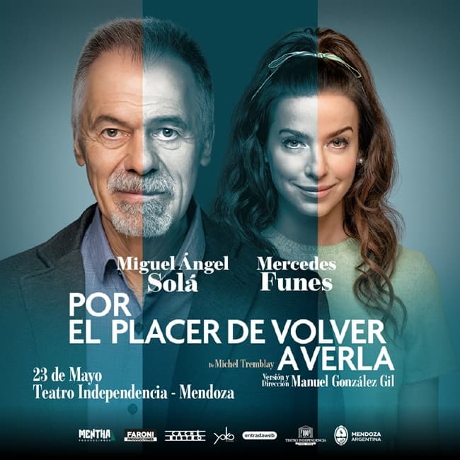Miguel Angel Sola y Mercedes Funes presentan por el Placer de Volver a Verla
