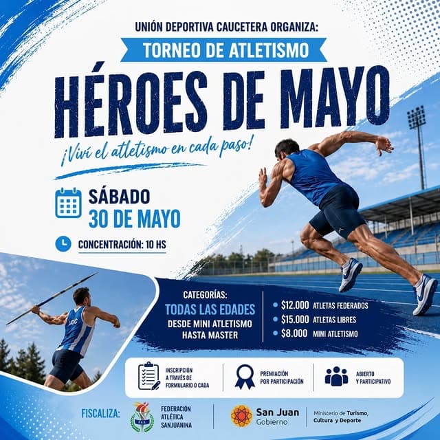 Torneo de Atletismo Heroes de Mayo