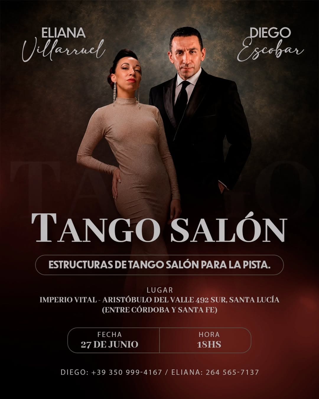 Tango Salon - Estructuras de Tango Salon para la Pista