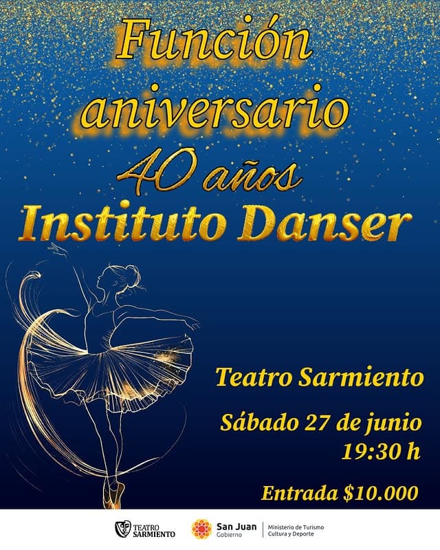 Teatro en San Juan: Funcion Aniversario 40 Años - Instituto Danser