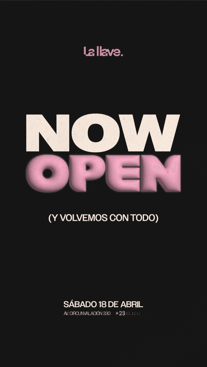 Now Open