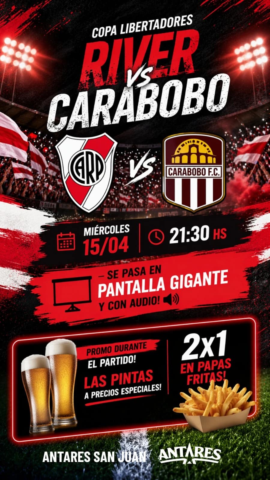 River Plate vs Carabobo