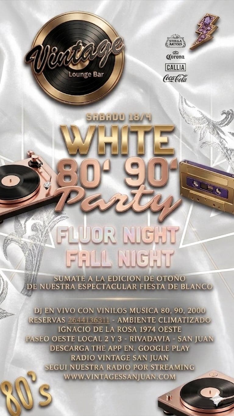 White Party 80´ 90´