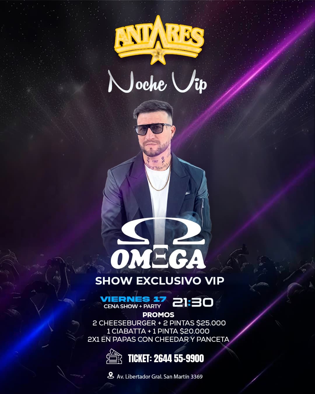 Noche Vip - Omega