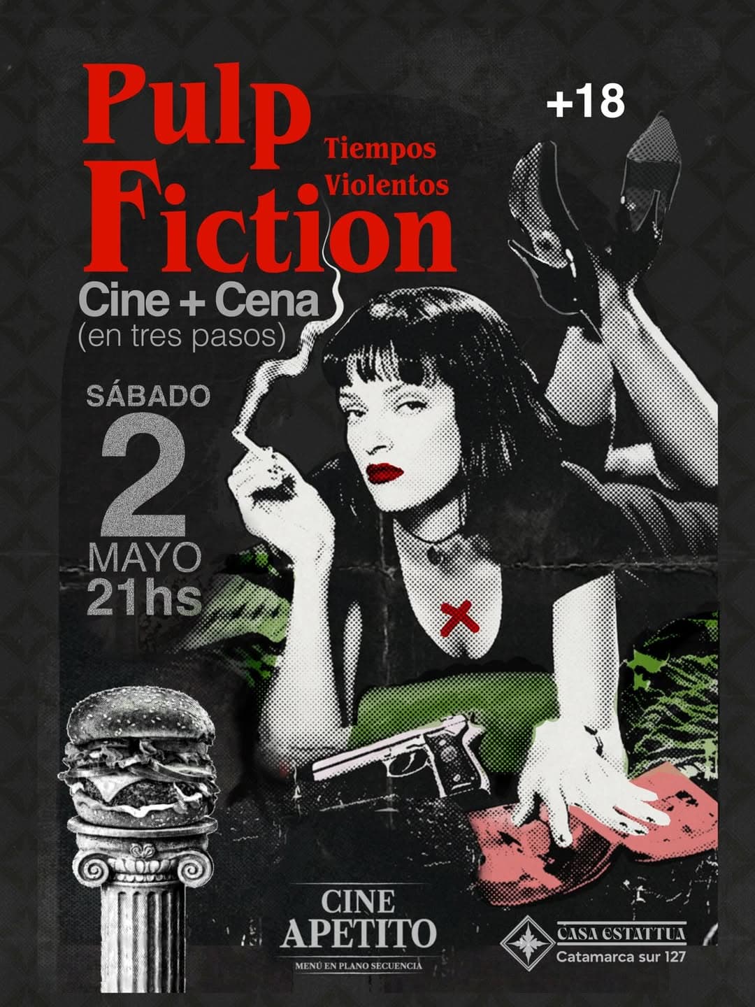 Reprogramado > Cine Apetito - "Pulp Fiction"