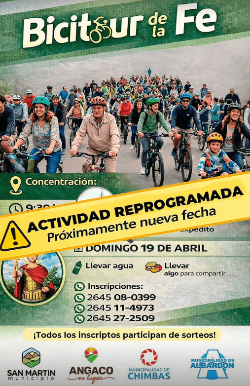 Suspendido > Bicitour de la Fe