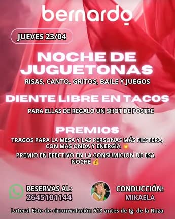 Noche de Juguetonas