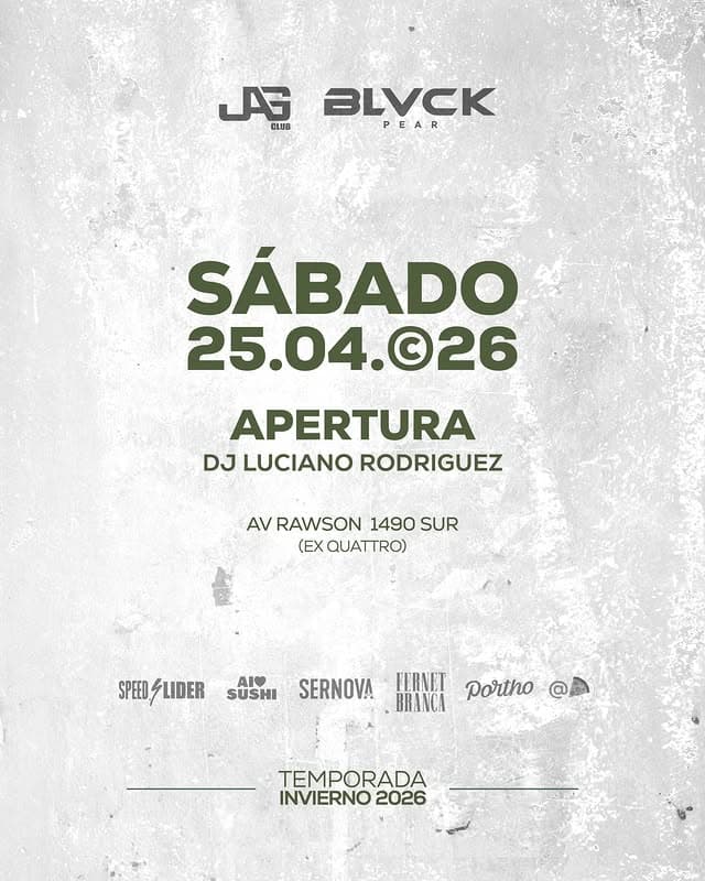 Apertura Blvck Pear - Luciano Rodriguez Dj Set