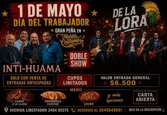 Gran Peña con Inti Huama & De La Lora