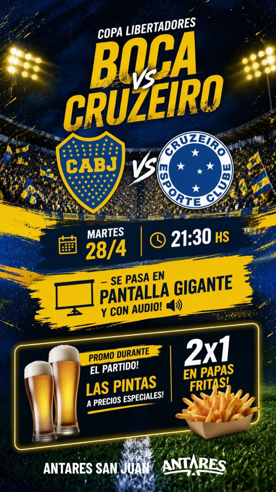 Cruzeiro vs Boca Juniors