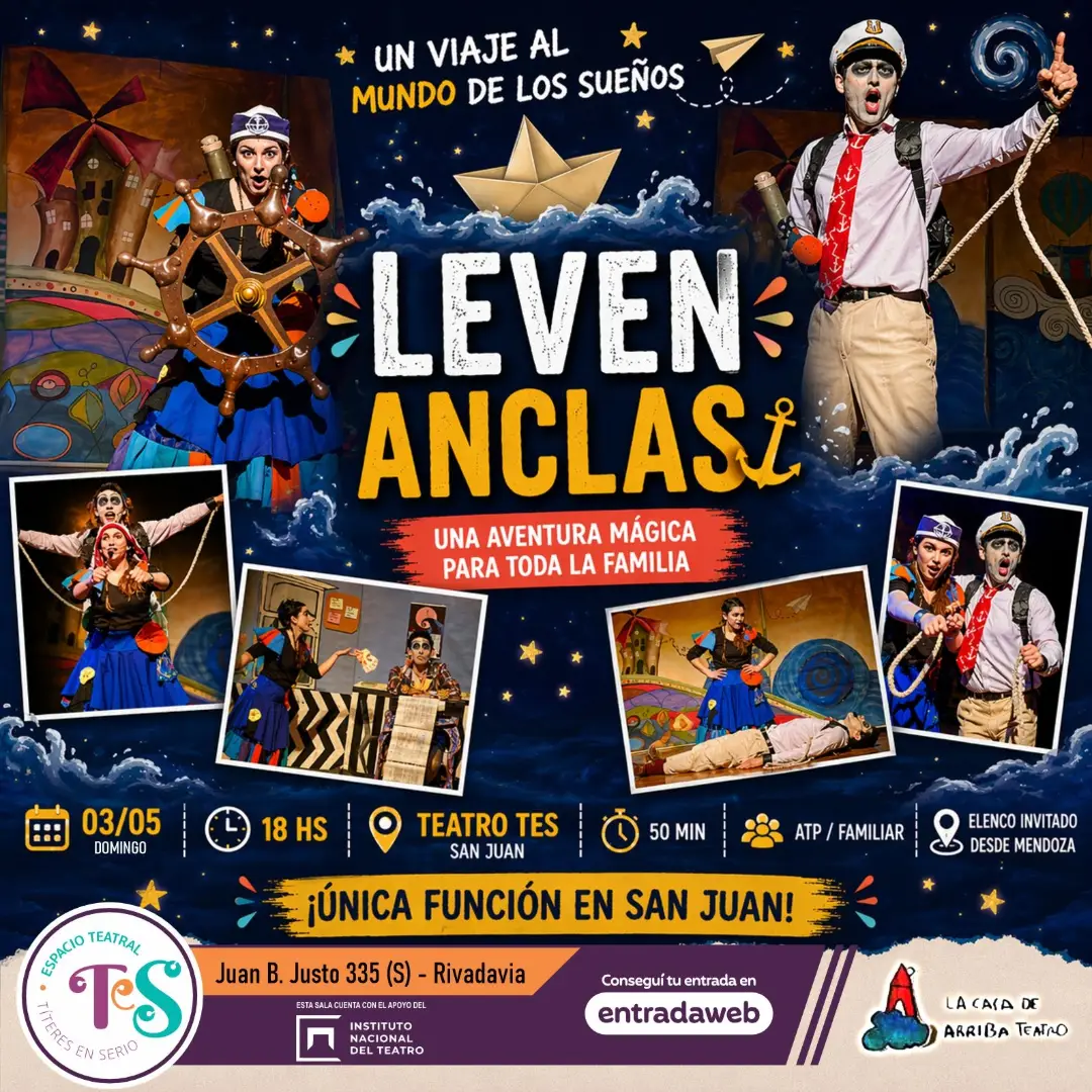 Teatro Titeres en Serio presenta "Leven Anclas"