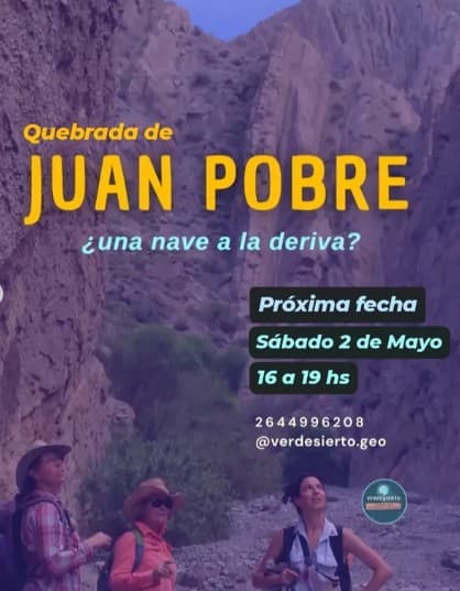 Caminata en la Quebrada de Juan Pobre