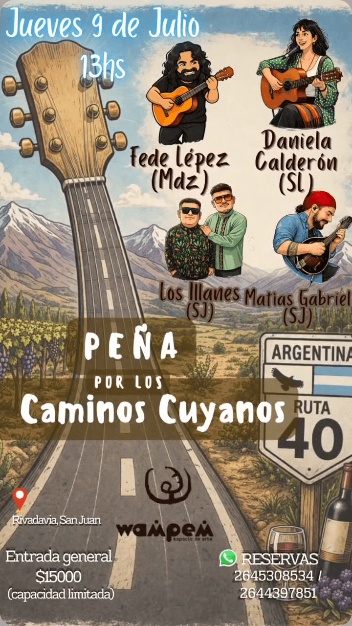 Peña por los Caminos Cuyanos
