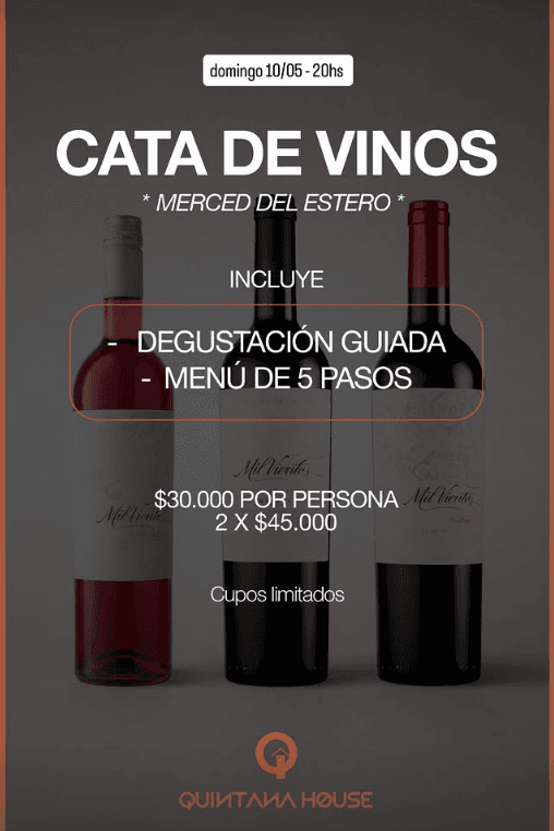 Cata de Vinos - Merced del Estero