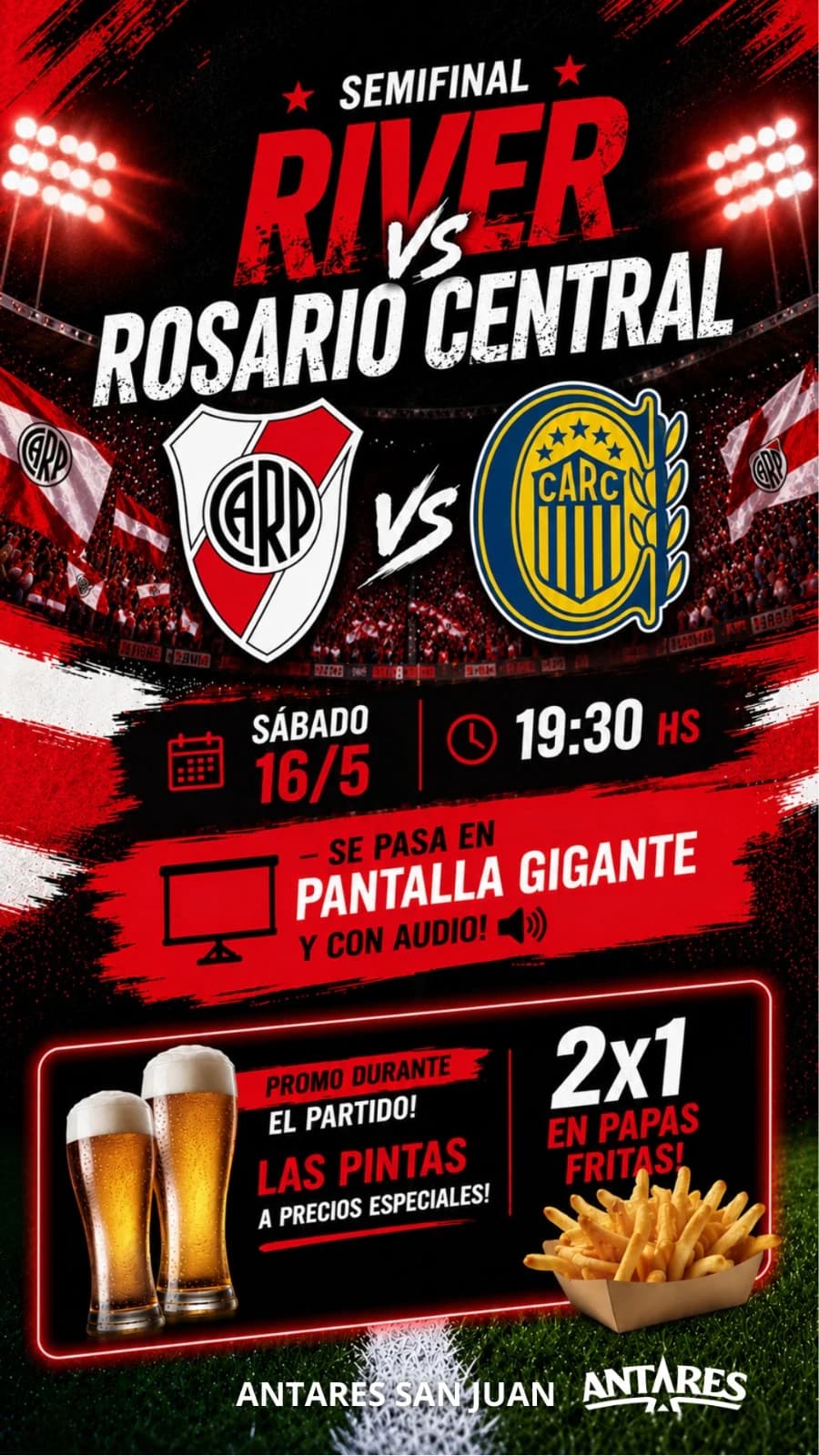 River Plate vs Rosario Central