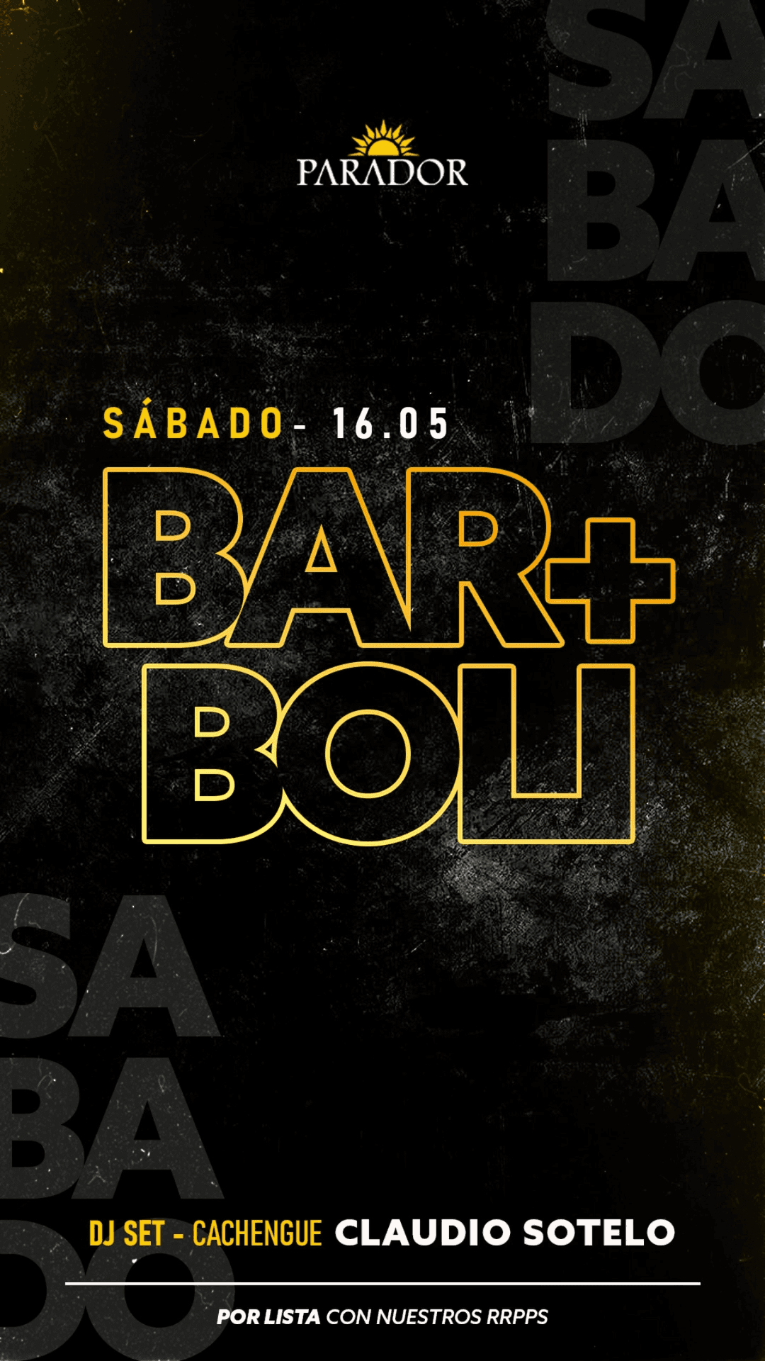 Bar + Boli - Claudio Sotelo Dj Set