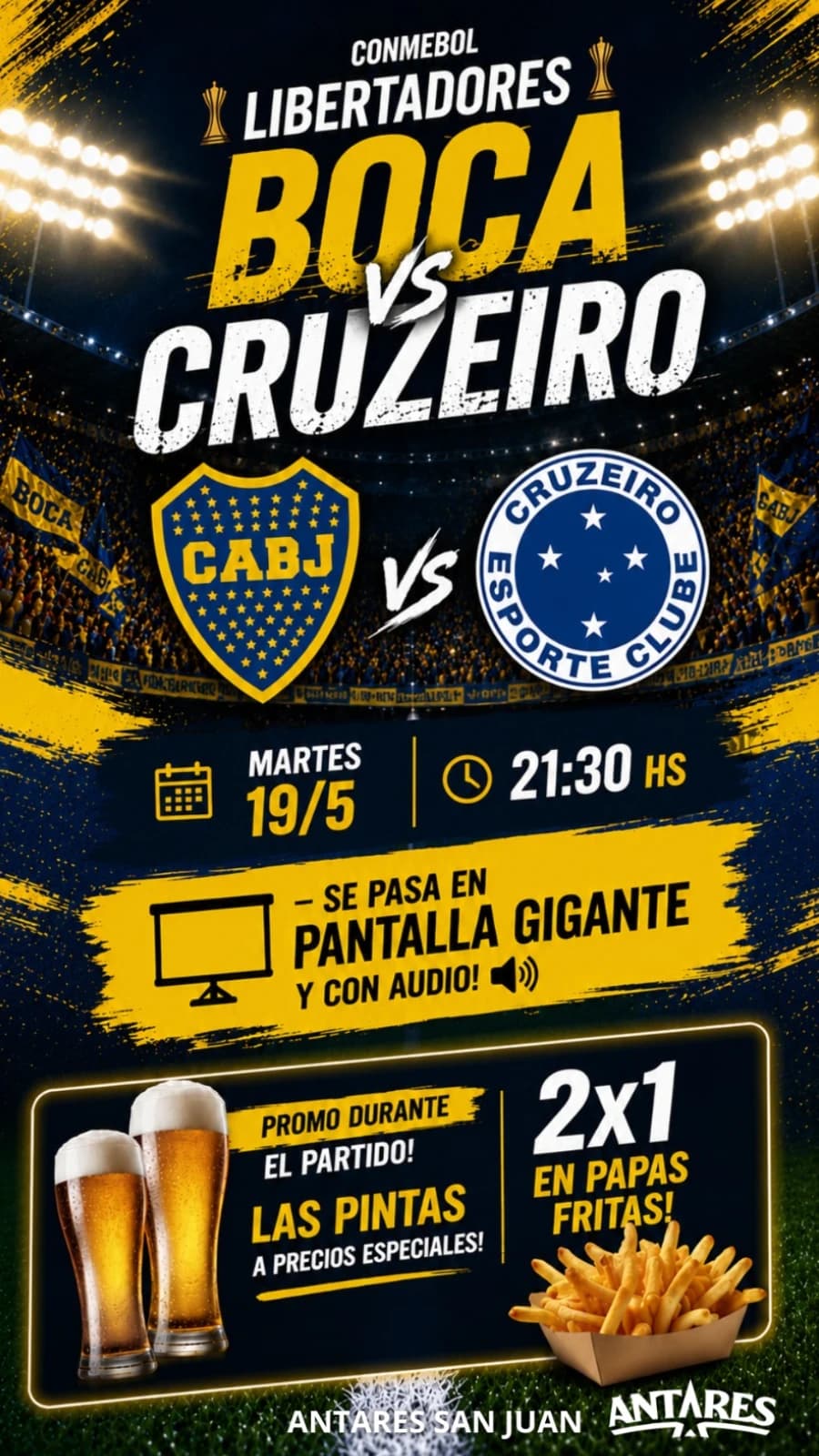 Boca Juniors vs Cruzeiro