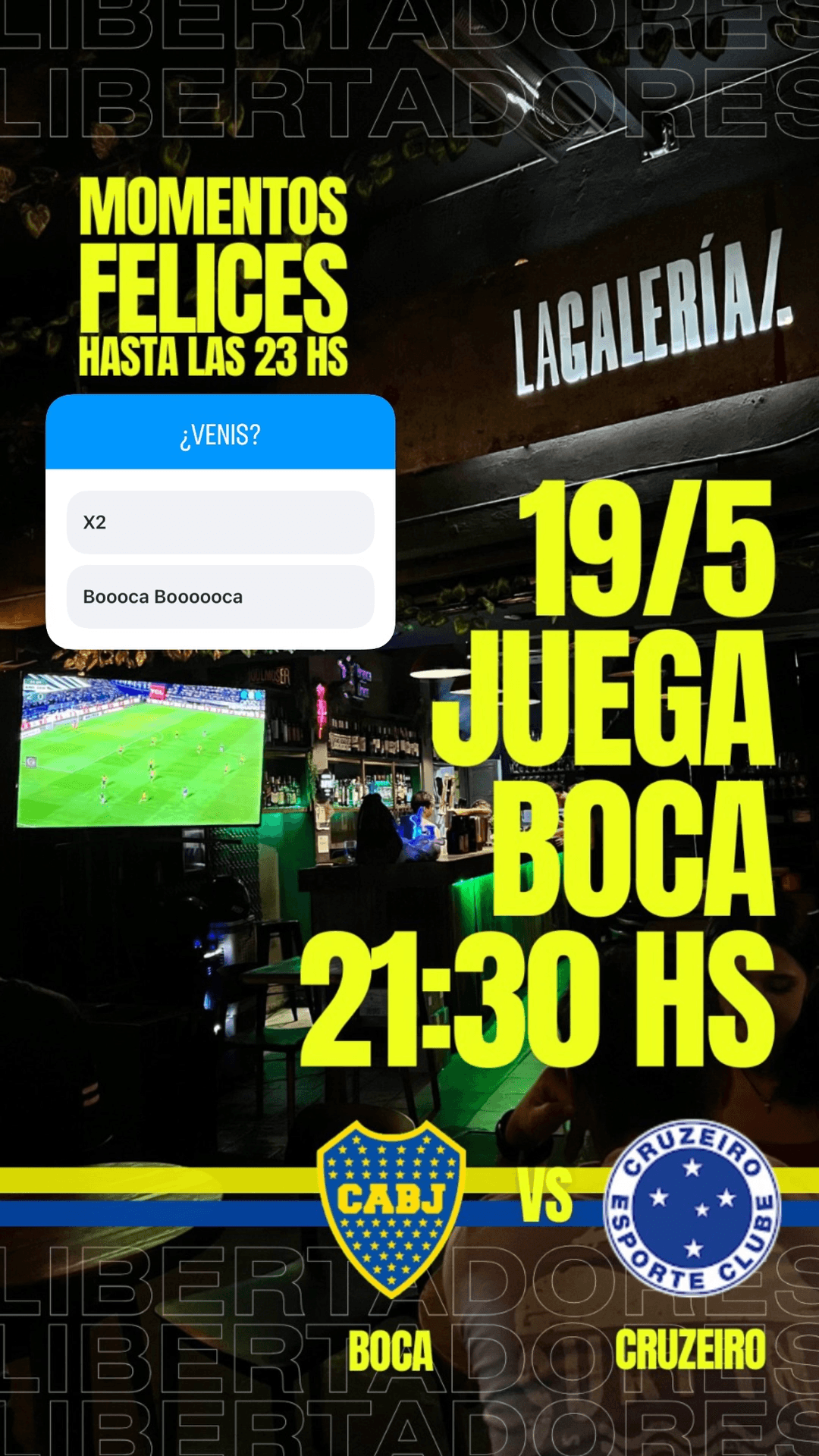 Boca Juniors vs Cruzeiro