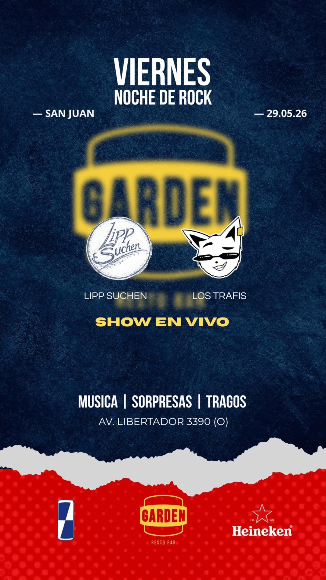 Viernes de Rock - Lipp Suchen & Los Trafis