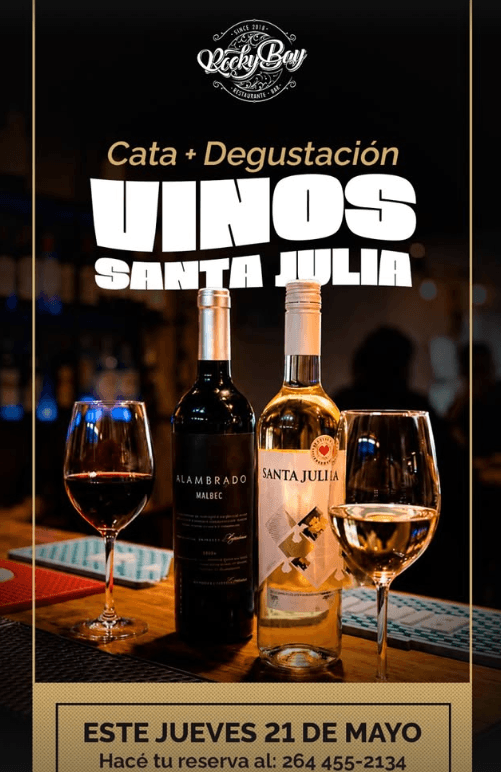 Cata + Degustacion Vinos Santa Julia