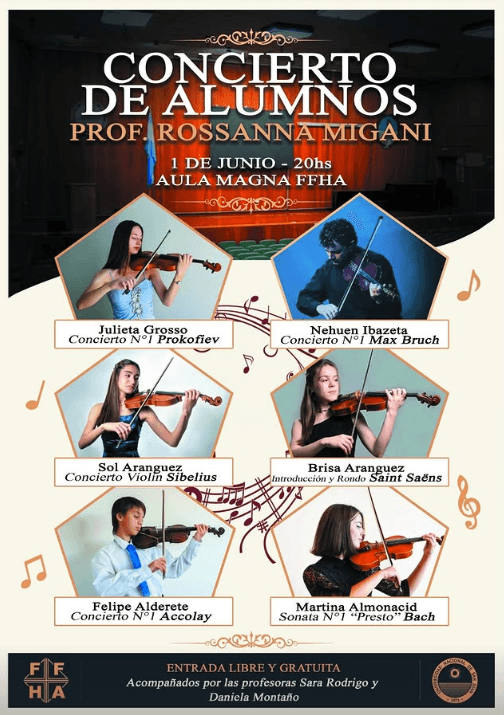 Concierto de Alumnos - Profesora Rossanna Migani